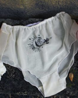 Culotte haute "Nuit blanche" - Jardin Fantôme